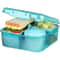 5410 Fl Oz Double Yogurt Compartment Bento Lunch Box Leakproof Microwave Food Container 0