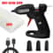 Cordless Mini Hot Melt Glue Gun Kit With 30 Glue Sticks For Crafts And DIY Repairs 0