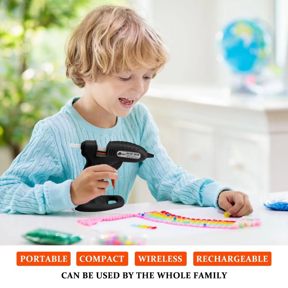 Cordless Mini Hot Melt Glue Gun Kit With 30 Glue Sticks For Crafts And DIY Repairs 2