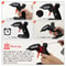 Cordless Mini Hot Melt Glue Gun Kit With 30 Glue Sticks For Crafts And DIY Repairs 4