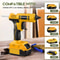 Rechargeable Cordless Hot Melt Glue Gun Compatible With DeWalt Battery For DIY Repairs And Crafts 5