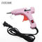 Professional 20W Mini Hot Melt Glue Gun With Trigger Blue Repair Tool US Plug 0