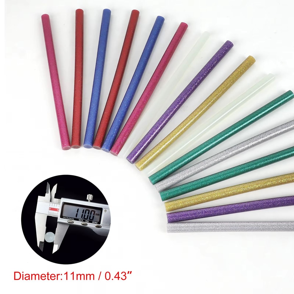 NEWACALOX Dual Power Hot Glue Gun 60100W With 16 Glue Sticks Fast Heating Industrial Glue Gun For 2