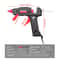 NEWACALOX Dual Power Hot Glue Gun 60100W With 16 Glue Sticks Fast Heating Industrial Glue Gun For 4