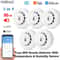 Tuya WiFi Smart Smoke Detector With Temperature Humidity Monitoring AppConnected WiFi Smoke Alarm 0