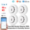 Tuya WiFi Smart Smoke Detector With Temperature Humidity Monitoring AppConnected WiFi Smoke Alarm 10