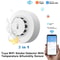 Tuya WiFi Smart Smoke Detector With Temperature Humidity Monitoring AppConnected WiFi Smoke Alarm 1