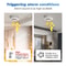 Tuya WiFi Smart Smoke Detector With Temperature Humidity Monitoring AppConnected WiFi Smoke Alarm 4
