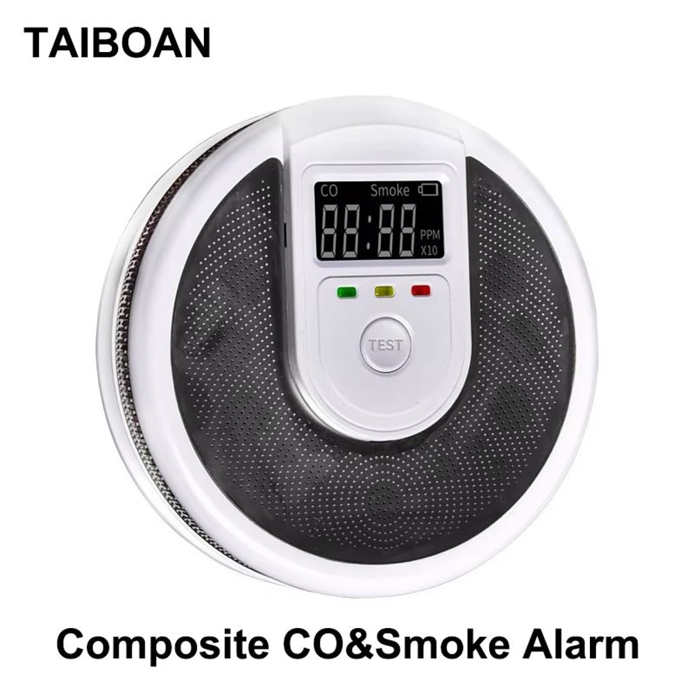 2in1 Smoke And Carbon Monoxide Detector With 80dB Alarm Dual Sensor CO Smoke Alarm For Home Office 1