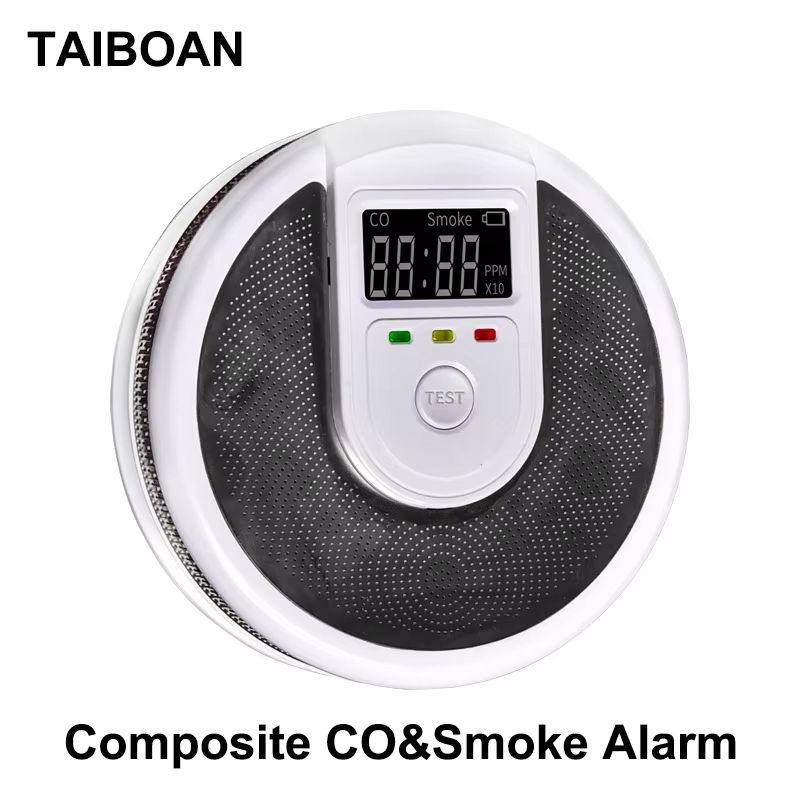 2in1 Smoke And Carbon Monoxide Detector With 80dB Alarm Dual Sensor CO Smoke Alarm For Home Office 1