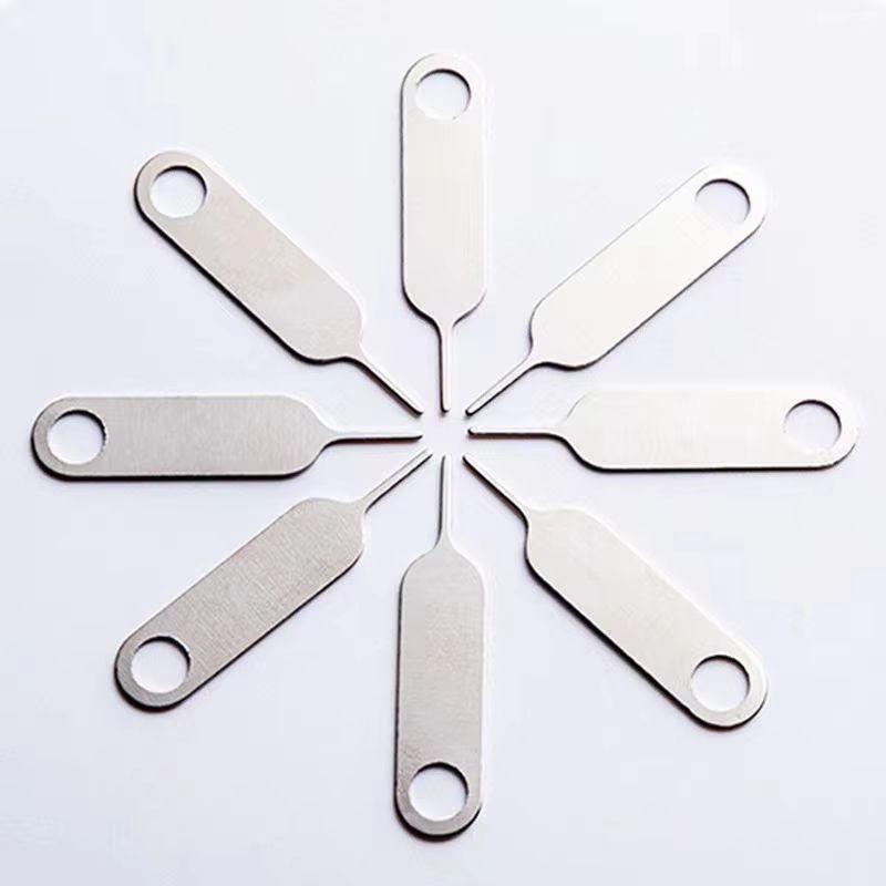 10PCS Universal SIM Card Tray Ejector Tool Set AntiLost SIM Ejector Pin Needles For IPhone Android 0