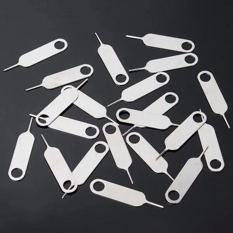 10PCS Universal SIM Card Tray Ejector Tool Set AntiLost SIM Ejector Pin Needles For IPhone Android 5