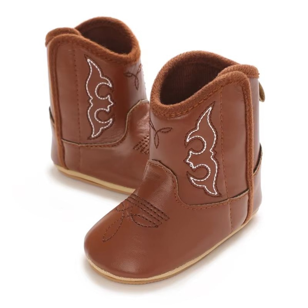 Cute Printed Baby Boots For Newborns Soft PU Sole First Walker Shoes For 018 Months Lightweight Sp 3