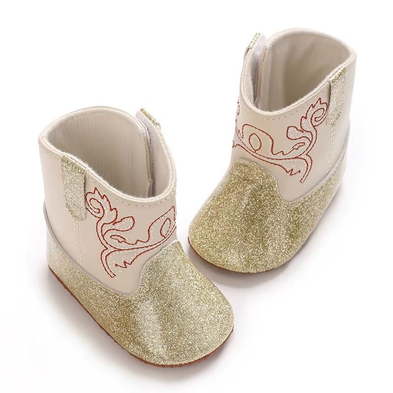 Sequined Baby Fashion Booties Soft Sole First Walker Shoes For 018 Months Stylish Spring Autumn I 1