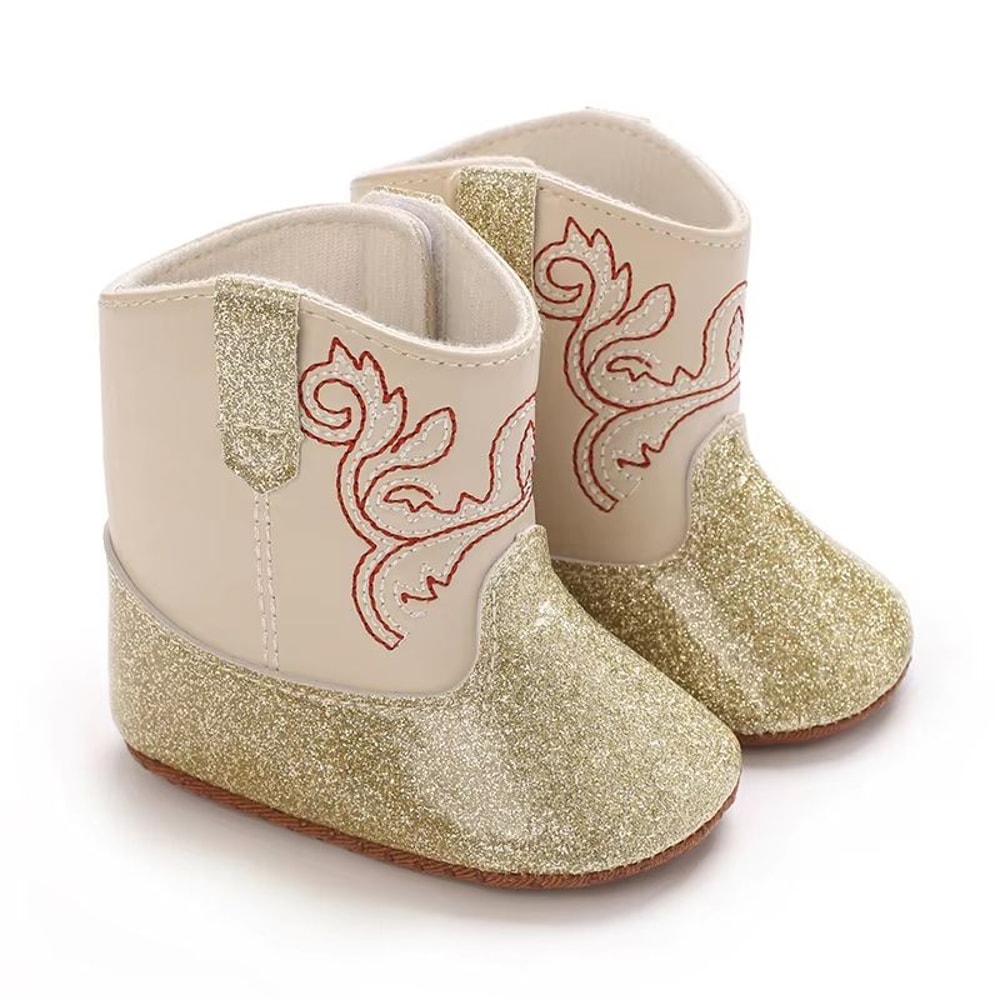 Sequined Baby Fashion Booties Soft Sole First Walker Shoes For 018 Months Stylish Spring Autumn I 7