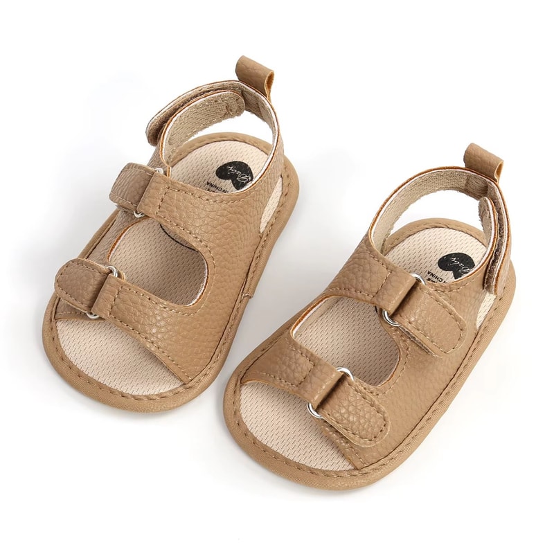 Soft Sole Baby Moccasin Sandals Anti Slip First Walker Baby Shoes For Newborns Lightweight PU Crib 9