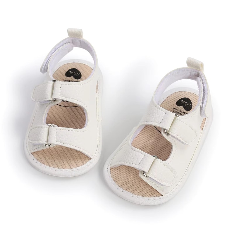 Soft Sole Baby Moccasin Sandals Anti Slip First Walker Baby Shoes For Newborns Lightweight PU Crib 10
