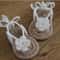 Handmade Crochet Baby Flip Flop Sandals With Puff Flower Soft Sole Baby Summer Sandals For Newborns 10