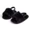 Meckior Fluffy Baby Sandals Cotton Soft Sole First Walker Baby Shoes For Newborn Boys Girls Anti 2