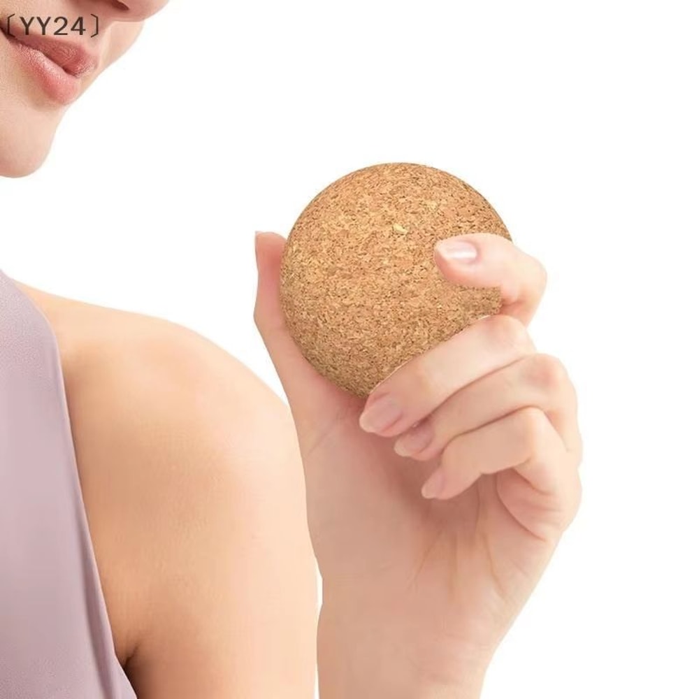 Natural Cork Massage Ball For Trigger Point Therapy Deep Tissue Myofascial Release Ball For Yoga Ba 2