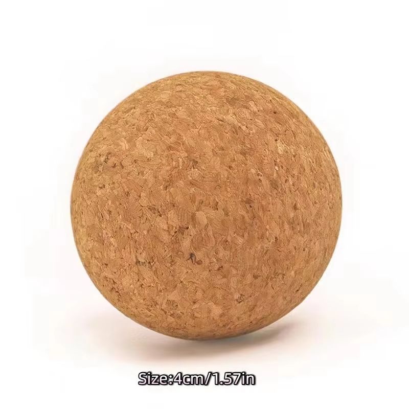 Natural Cork Massage Ball For Trigger Point Therapy Deep Tissue Myofascial Release Ball For Yoga Ba 6