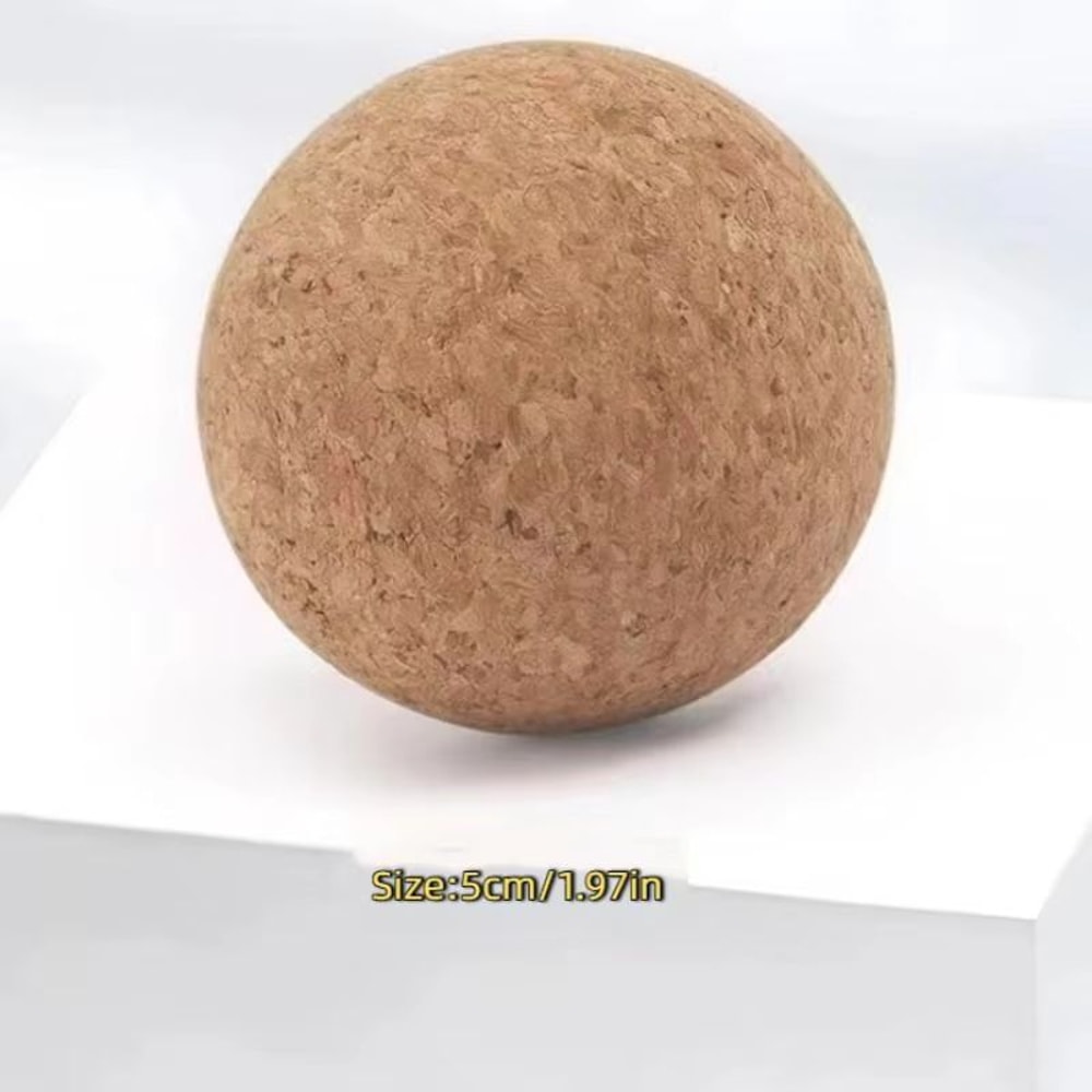 Natural Cork Massage Ball For Trigger Point Therapy Deep Tissue Myofascial Release Ball For Yoga Ba 7