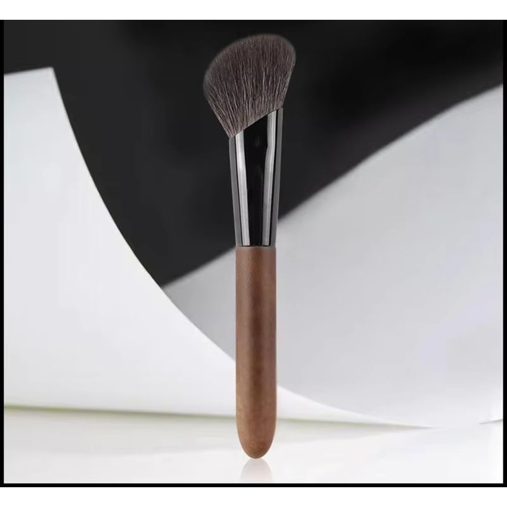 Professional Goat Hair Contour Brush Angled Face Sculpting Blending Makeup Brush For Contour Blush 0