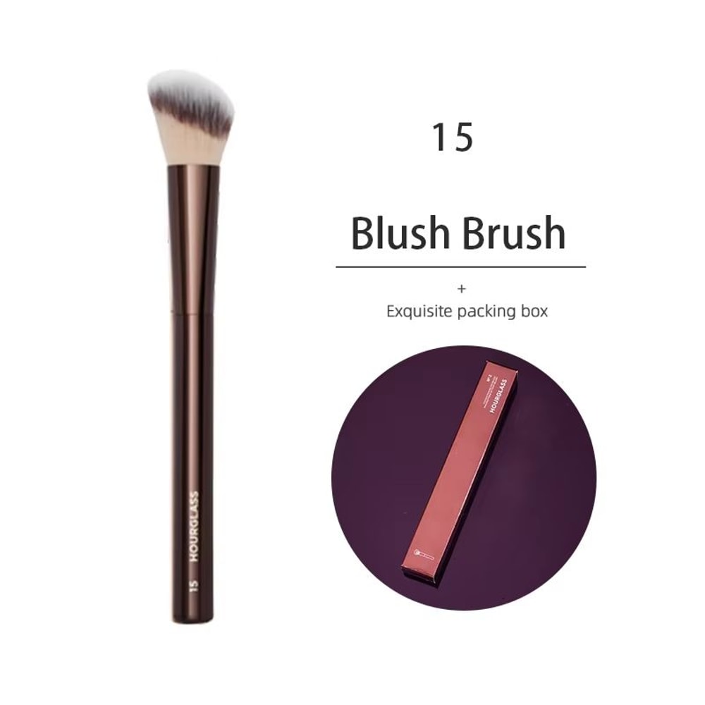 Hourglass No 15 Angled Liquid Blush Brush Precision Blush Brush For Cream Powder Contour Makeup 6