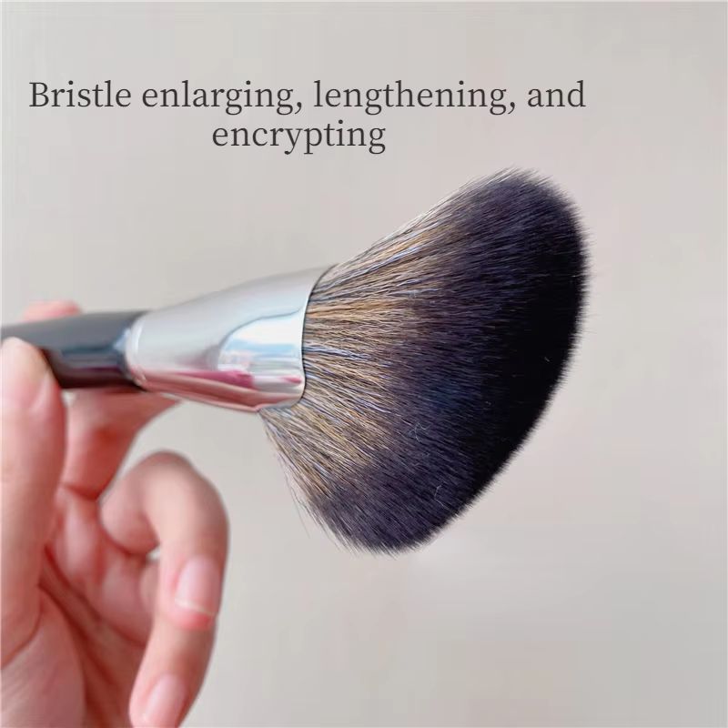 Black Sculpting Contour Brush Large Angled Bronzer Brush For Blush Powder Face Sculpting 3