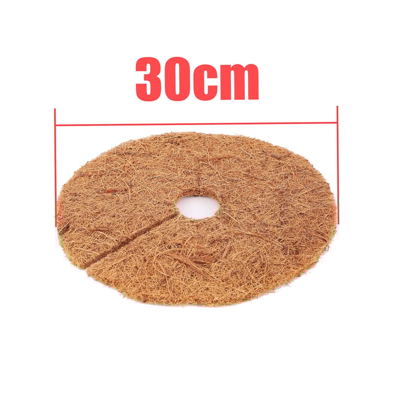 Natural Coconut Fiber Tree Mulch Mat Round Coconut Coir Plant Protector Disc For Weed Control Soi 6