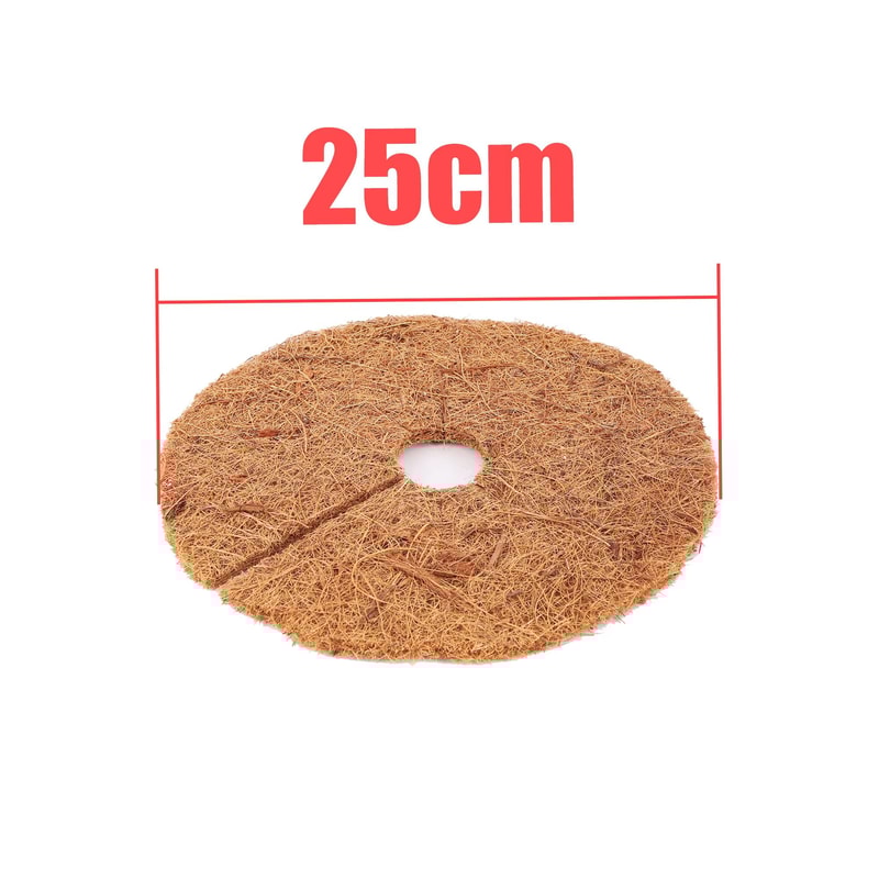 Natural Coconut Fiber Tree Mulch Mat Round Coconut Coir Plant Protector Disc For Weed Control Soi 7
