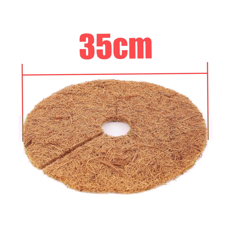 Natural Coconut Fiber Tree Mulch Mat Round Coconut Coir Plant Protector Disc For Weed Control Soi 8