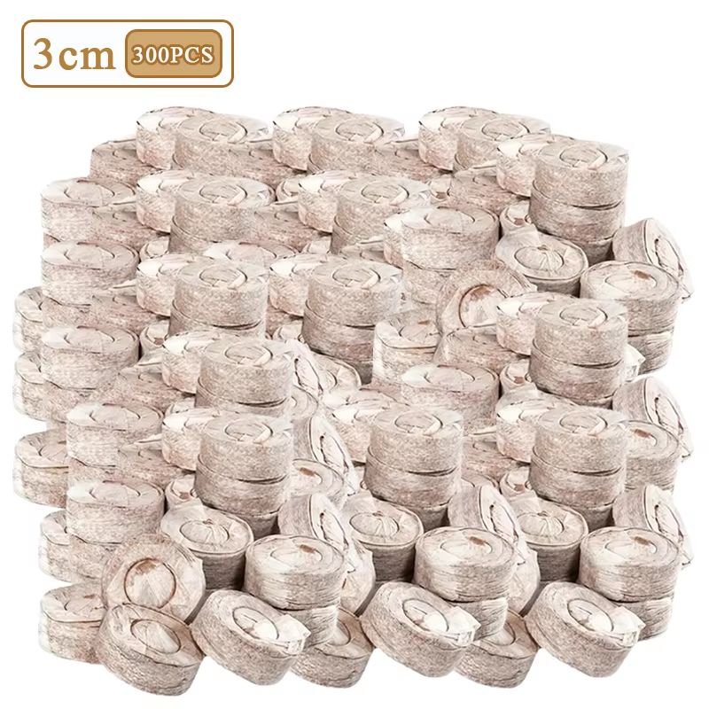 Organic Coco Coir Seed Starter Blocks Compressed Coconut Coir Soil Pods For Vegetable Flower Herb 10