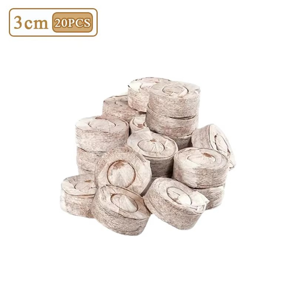 Organic Coco Coir Seed Starter Blocks Compressed Coconut Coir Soil Pods For Vegetable Flower Herb 6