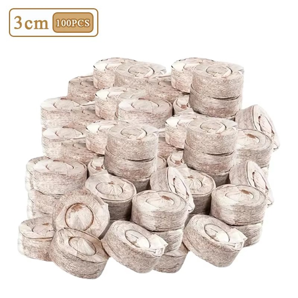 Organic Coco Coir Seed Starter Blocks Compressed Coconut Coir Soil Pods For Vegetable Flower Herb 8
