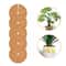 Natural Coconut Fiber Tree Mulch Ring Organic Coco Coir Weed Barrier Mat For Plant Protection 5PCS 6