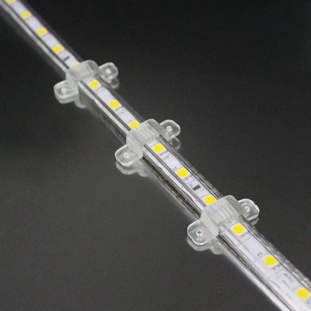Universal LED Strip Mounting Clips With Screws For LED Strip Lights 5050 5730 3014 2835 3