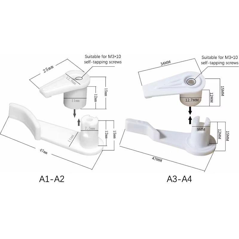 LED Ceiling Light Clip Clamps With Screws For Lampshade Fixing Clips And LED Fixture Mounting 5