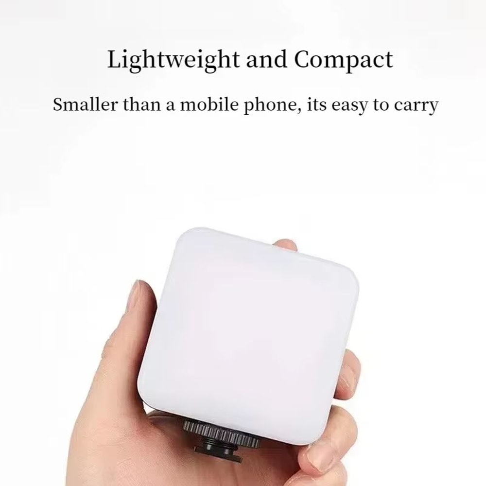 Portable Mini Selfie Fill Light Clip On LED Phone Camera Light With USB Charging And Adjustable Bri 3