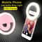 Rechargeable Selfie Ring Light Clip On Phone Camera Light For IPhone Samsung And Android 0