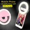 Rechargeable Selfie Ring Light Clip On Phone Camera Light For IPhone Samsung And Android 0