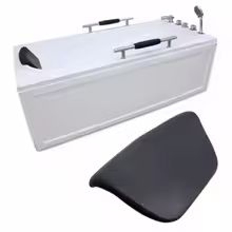 Waterproof Bathtub Pillow Headrest PU Spa Bath Pillow With Neck Support 0