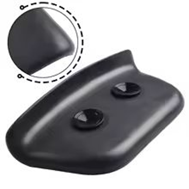 Waterproof Bathtub Pillow Headrest PU Spa Bath Pillow With Neck Support 4