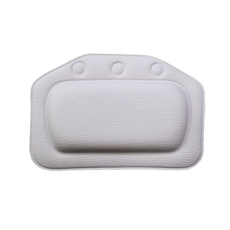 Soft Spa Bath Pillow Non Slip Bathtub Neck Support Pillow With Suction Cups 130G 6