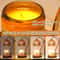 Retro Petal Candle Warmer Lamp Dimmable Wax Melt Fragrance Warmer With Candle Tray 2