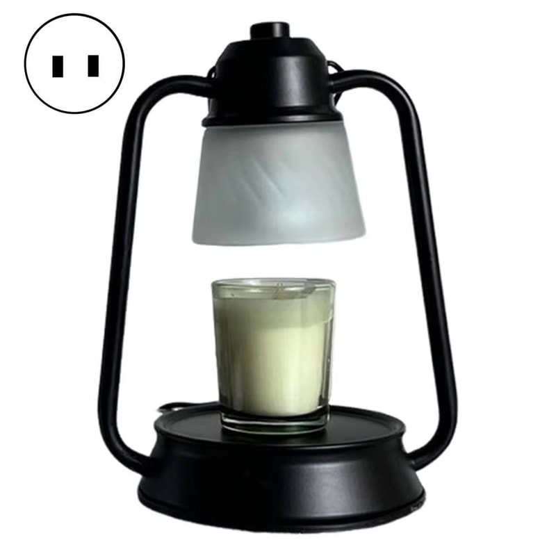 Elegant Candle Warmer Lantern Lamp Dimmable Wax Melt Candle Warmer With Timer 6