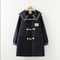 Winter Navy Collar Preppy Style Wool Coat For Women Elegant Long Womens Winter Peacoat 10