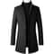 Oversized Mens Wool Pea Coat Classic Mens Wool Overcoat Business Casual Winter Jacket 4XL 2