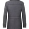 Classic Double Collar Mens Pea Coat Elegant Mens Woolen Trench Coat Winter Overcoat 1