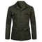 Retro Mens Linen Safari Jacket Classic British Style Safari Jacket With MultiPocket Utility Design 9